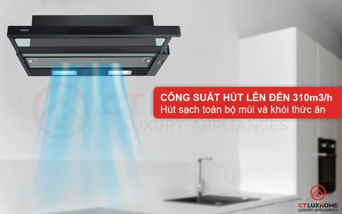 Máy Hút Mùi Âm Tủ Bosch DFT93CA61B Ngang 90CM